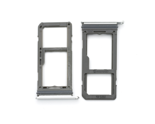 Тримач SIM-карти та карти пам'яті Samsung G950F Galaxy S8 Single Sim silver PLS-00-00023776