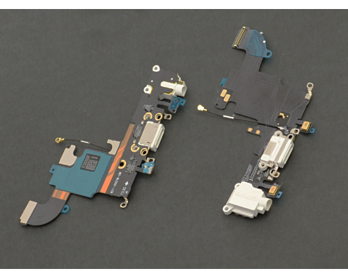 Шлейф iPhone 6S з роз'ємом зарядки white PLS-00-00013391