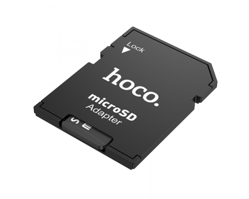 Перехідник Hoco HB22 SD card holder black PLS-00-00085007