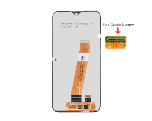 Дисплей Samsung A015 Galaxy A01 (2020) з сенсором black (Narrow connector) (Original China) PLS-00-00069674