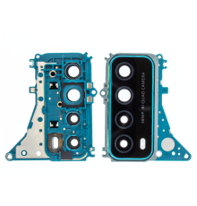 Скло камери Huawei P Smart 2021 з рамкою green (Original) PLS-00-00080523