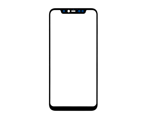 Скло дисплея Xiaomi Mi 8 Pro з OCA плівкою black PLS-00-00073716