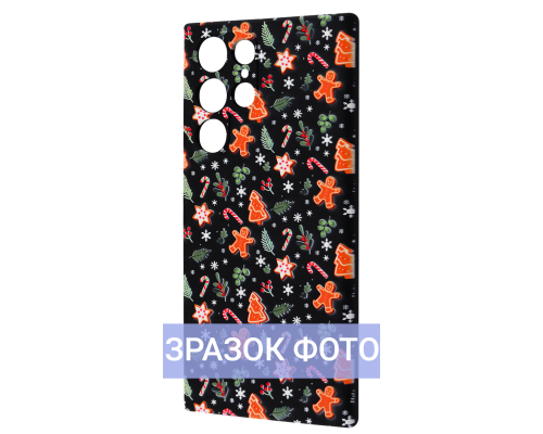 Чохол новорічний (різдвяний) WAVE Christmas Holiday Samsung A325 Galaxy A32 gingerbread men PLS-00-00100552