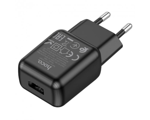 Зарядний пристрій Hoco C96A 10.5W 2.1A 1USB-A black PLS-00-00099204