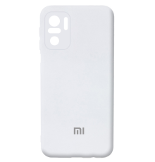 Чохол Silicone Cover Full Camera Xiaomi Redmi Note 10 white PLS-00-00093563