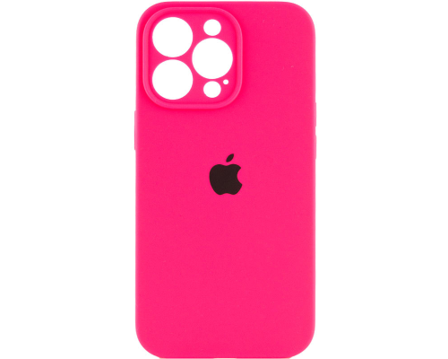 Чохол Silicone Case Full Camera Protective iPhone 13 Pro barbie pink PLS-00-00099405
