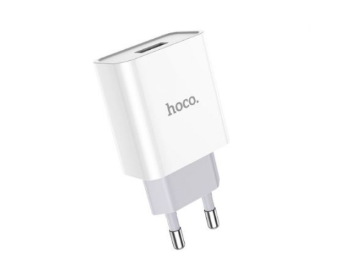 Зарядний пристрій Hoco C81A 10.5W 2.1A 1USB-A white PLS-00-00051439
