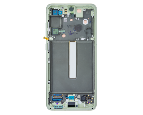 Дисплей Samsung G990 Galaxy S21 FE 5G з сенсором та рамкою green (Original) PLS-00-00086263