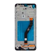 Дисплей Samsung A215 Galaxy A21 (2020) з сенсором та рамкою black (Original) PLS-00-00069224