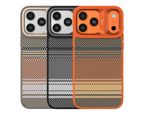 Чохол Kajsa Resort Collection Gradient Stripe with MagSafe для iPhone 17 Pro Max Black B-Ring ma95866_249660 2020000507444