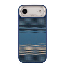 Чохол Kajsa Resort Collection Gradient Stripe with MagSafe для iPhone 17 Air Blue O-Ring ma96250_249676 2020000507536