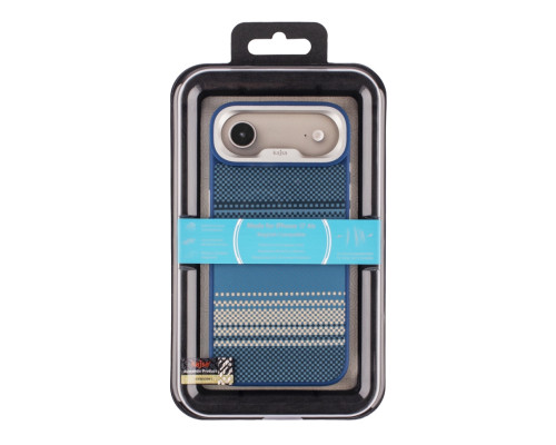 Чохол Kajsa Resort Collection Gradient Stripe with MagSafe для iPhone 17 Air Blue O-Ring ma96250_249676 2020000507536