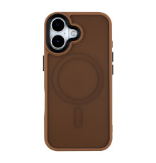 Чохол TPU+PC ShadowMat with MagSafe для iPhone 17 Brown ma38953_3869058 2020000497776