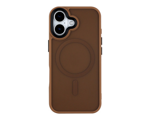 Чохол TPU+PC ShadowMat with MagSafe для iPhone 17 Brown ma38953_3869058 2020000497776