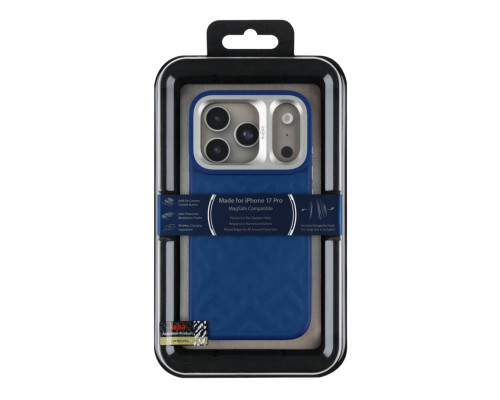 Чохол Kajsa Briquette Collection Rhombus with MagSafe для iPhone 17 Pro Blue B-Ring ma39045_3869656 2020000509394