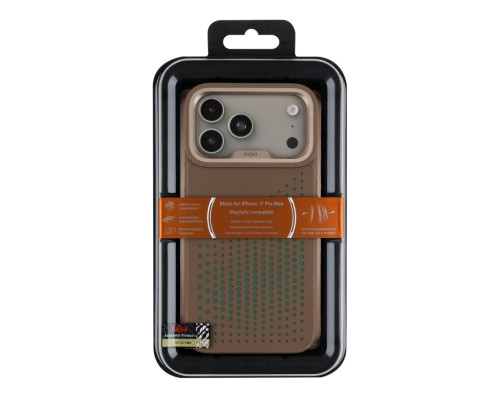 Чохол Kajsa Splendid Collection Circle with MagSafe для iPhone 17 Pro Max Desert Gold O-Ring ma129241_333641 2020000508984