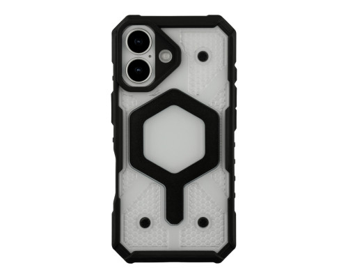 Чохол TPU+PC ArmorHex Magnetic Case для iPhone 17 Transparent Black ma38104_3667571 2020000496465
