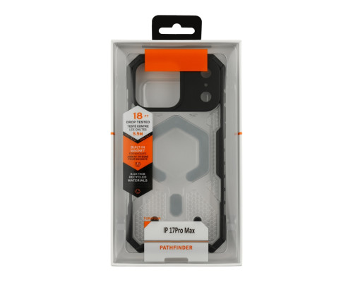 Чохол TPU+PC ArmorHex Magnetic Case для iPhone 17 Pro Max Transparent/Grey ma38107_3667584 2020000496342