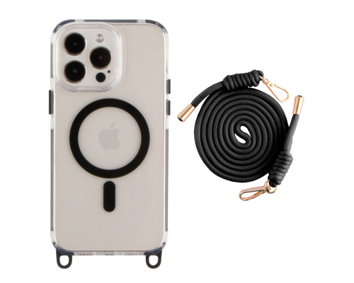 Чохол TPU+PC LanyardCase with MagSafe для iPhone 17 Pro Black ma39120_3869954 2020000499862