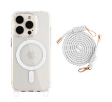 Чохол TPU+PC LanyardCase with MagSafe для iPhone 15 Pro М'ята упаковка White ma270912_713074 2020000519713