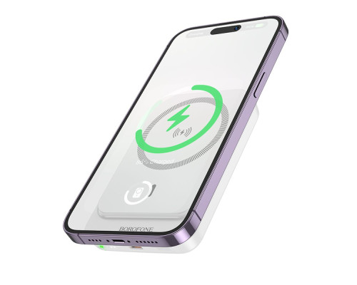 Універсальна Мобільна Батарея Power Bank Borofone BJ63A Nimble PD20W magnetic 10000mAh Колір Чорний 6941991113949 ma35172_3345233