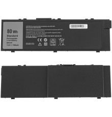 Батарея для ноутбука DELL MFKVP (Precision 7510, 7520, 7710, 7720, 7510, M7510) 11.4V 7000mAh Black NBB-101620