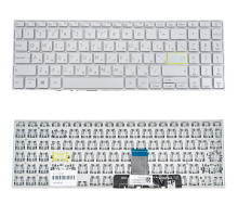 Клавиатура для ноутбука ASUS (X521 series) rus, silver, без фрейма NBB-115737