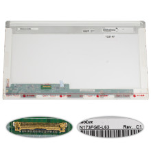 Матриця 17.3" N173FGE-L63 (1600*900, 30pin(eDP), LED, NORMAL, глянець, роз'єм зліва внизу) для ноутбука (renew) NBB-122147