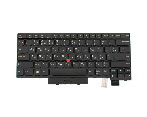 Клавіатура для ноутбука LENOVO (ThinkPad: T480) rus, black (оригінал) NBB-123256