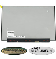 Матрица 14.0" B140UAN03.H (1920*1200, 40pin(eDP, 144Hz, IPS, 400cd/m2, цвет 100% sRGB), LED, SLIM (без планок и ушек), матовые, разъем справа внизу) для ноутбука