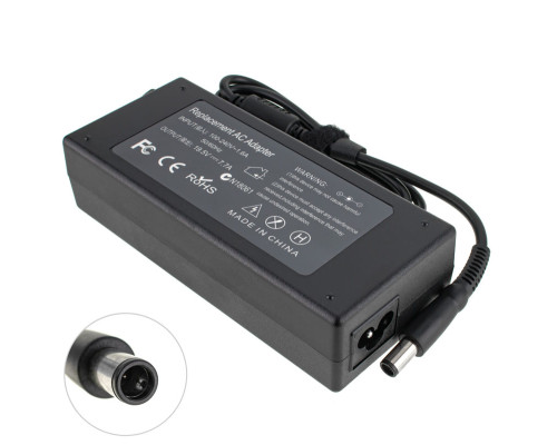 Блок живлення для ноутбука DELL 19.5V, 7.7A, 150W, 7.4*5.0-PIN, 3 hole, (Replacement AC Adapter) black (без кабелю!) NBB-131175