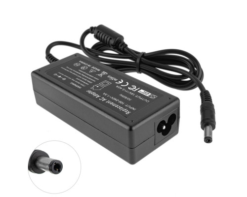 Блок живлення для ноутбука ASUS 19V, 3.42A, 65W, 5.5*2.5мм, прямий роз'єм, (Replacement AC Adapter) black (без кабелю!) NBB-133473