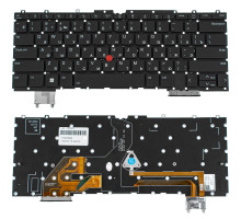 Клавіатура для ноутбука LENOVO (ThinkPad: Z13 Gen 1) rus, black, без кадру, підсвічування клавіш (ОРИГИНАЛ) NBB-137283