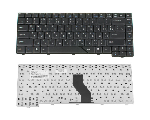 Клавіатура для ноутбука ACER (AS: 4210, 4310, 4430, 4510, 4710, 4910, 5220, 5300, 5520, 5700, 5900, 6920, 6935) rus, black
