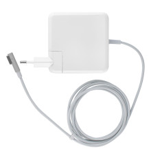 Блок живлення для ноутбука APPLE MagSafe 18.5V, 4.6A, 85W, white, квадратний, з євро-адаптером, L-подібний роз'єм MagSafe NBB-45292