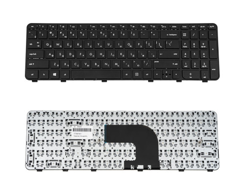 Клавіатура для ноутбука HP (Pavilion: dv6-7000, dv6t-7000, dv6z-7000) rus, black, з фреймом NBB-45528