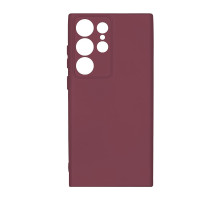 Чохол Silicone Cover Full Camera (A) для Samsung Galaxy S23 Ultra (S918) Колір 42.Maroon 2020000352341