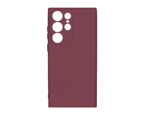 Чохол Silicone Cover Full Camera (A) для Samsung Galaxy S23 Ultra (S918) Колір 42.Maroon 2020000352341