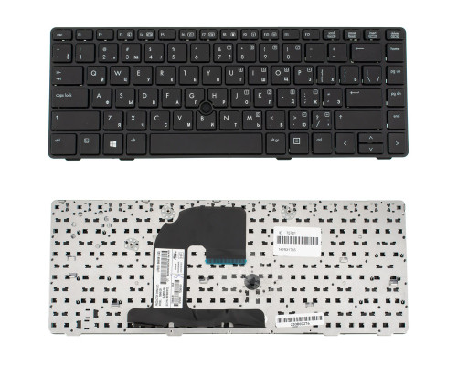 Клавіатура для ноутбука HP (ProBook: 6460b, 6465b) rus, black, без джойстика NBB-75701