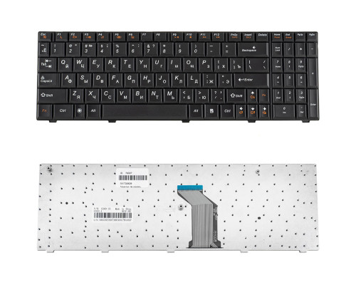 Клавіатура для ноутбука LENOVO (G560, G565) rus, black NBB-76587