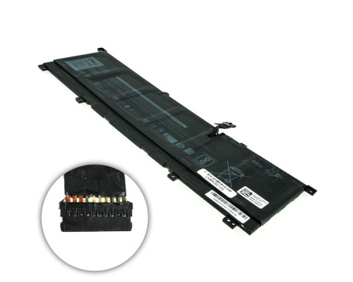 Оригінальна батарея для ноутбука DELL 8N0T7 (XPS 15 9575, Precision 5530 2-in-1) 11.4V 6254mAh 75Wh Black NBB-78647