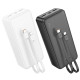 Універсальна Мобільна Батарея Power Bank Hoco J118B Speed energy with cable 30000 mAh Колір Чорний 6942007608084