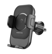 Автотримач Borofone BH204 Blue Charm Wireless 15W Колір Чорний 6941991101724