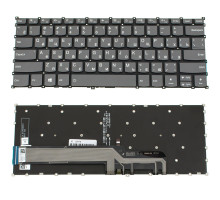 Клавіатура для ноутбука LENOVO (IdeaPad: S540-14 series) rus, onyx black, без фрейма, підсвічування клавіш(оригінал)