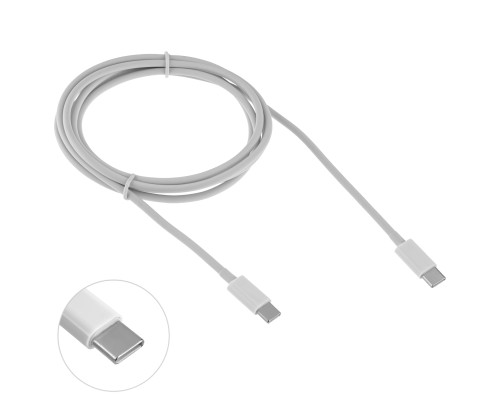Оригінальний блок живлення для ноутбука APPLE USB-C 96W (20.5V/15V/9V/5.2V), Type-C, USB3.1, White (з кабелем!) (A2166)
