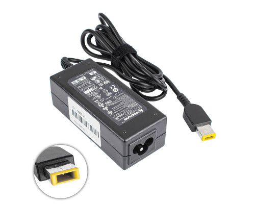 Блок живлення для ноутбука LENOVO 20V, 2.25A, 45W, USB+pin (Square 5 Pin DC Plug), black (ADLX45NLC2A) (без кабеля!) NBB-98839