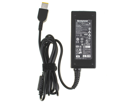 Блок живлення для ноутбука LENOVO 20V, 2.25A, 45W, USB+pin (Square 5 Pin DC Plug), black (ADLX45NLC2A) (без кабеля!) NBB-98839