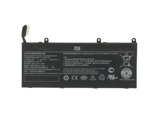 Оригінальна батарея для ноутбука Xiaomi N15B01W (Mi Gaming 15.6) 15.4V 2600mAh 40Wh Black NBB-99229