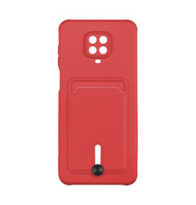 Чохол TPU Colorfull Pocket Card для Xiaomi Redmi Note 9s / Note 9 Pro / Note 9 Pro Max Колір 14.Red 2020000357032