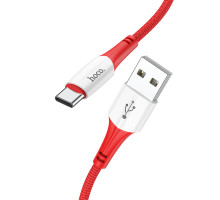 Кабель USB Hoco X70 Ferry Type-C 3A Колір Червоний 6931474760494